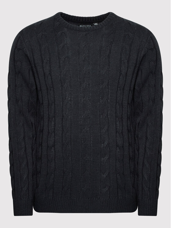Brave Soul Brave Soul Sweater MK-181MAOC Sötétkék Regular Fit
