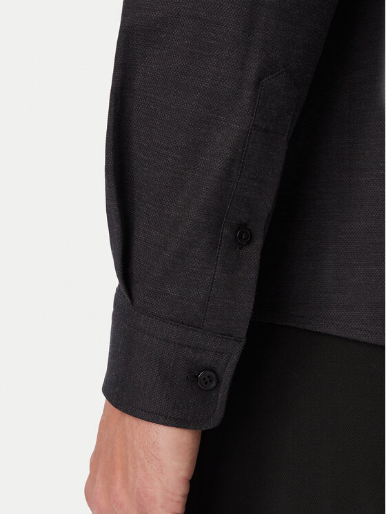 BOSS BOSS Särk Roan-K-F 50571519 Must Slim Fit