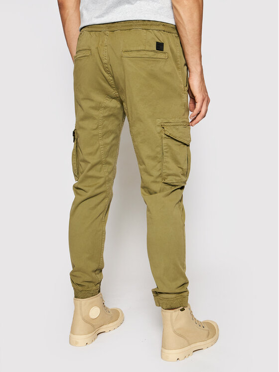 Alpha Industries Alpha Industries Jogger kelnės 116202 Žalia Tapered Fit
