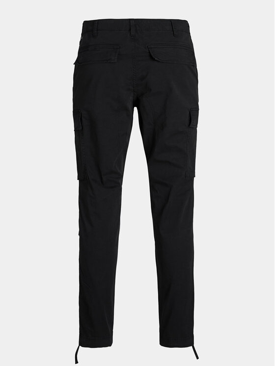 Jack&Jones Jack&Jones Hlače Ace 12216664 Crna Carrot Fit