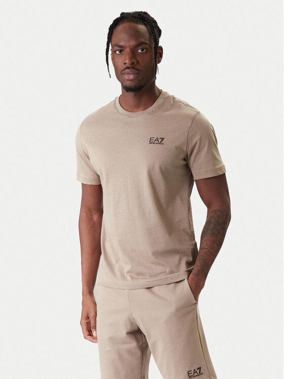 EA7 Emporio Armani EA7 Emporio Armani Футболка 8NPT25 PJVPZ U6167 Бежевий Regular Fit