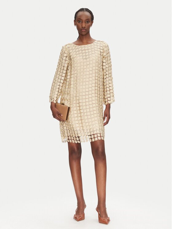 Bruuns Bazaar Bruuns Bazaar Коктейльна сукня Yva BBW4530 Золотий Regular Fit