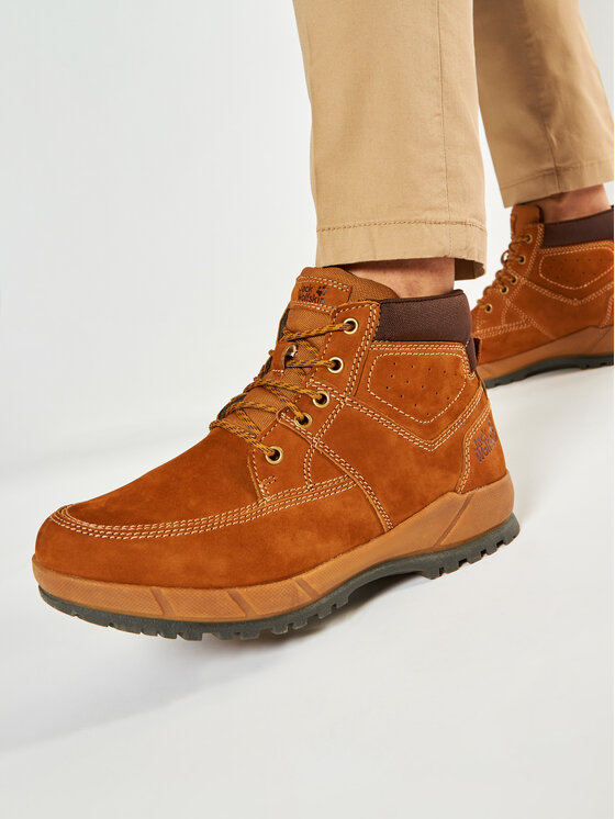 Jack Wolfskin Sneakersy Jackson Mid M 4043171 Br zowy Modivo.pl
