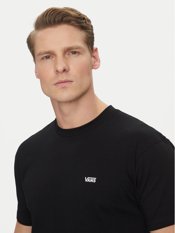 Vans Vans Póló Left Chest Logo VN0A3CZEY281 Fekete Classic Fit
