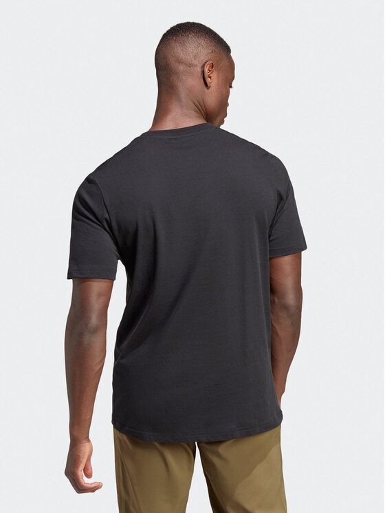 adidas adidas Tričko Terrex Classic Logo T-Shirt HZ1399 Čierna Regular Fit