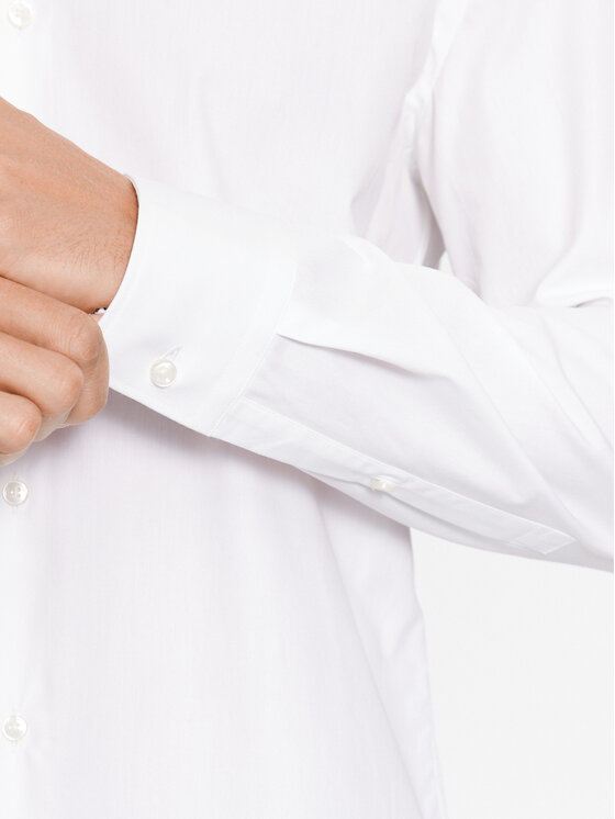 HUGO Hugo Košile Koey 50500217 Bílá Slim Fit