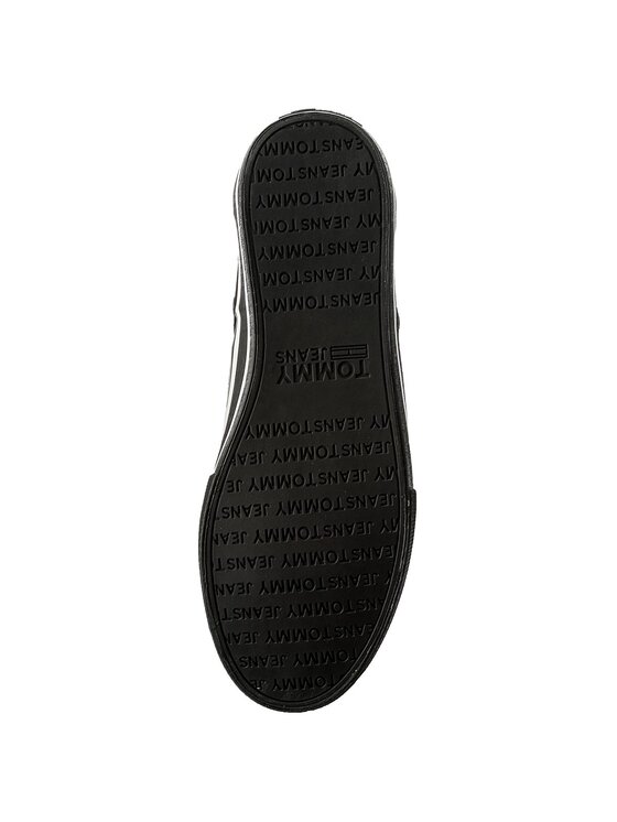 Tommy Jeans Tommy Jeans Sportbačiai Textile Sneaker EM0EM00001 Juoda