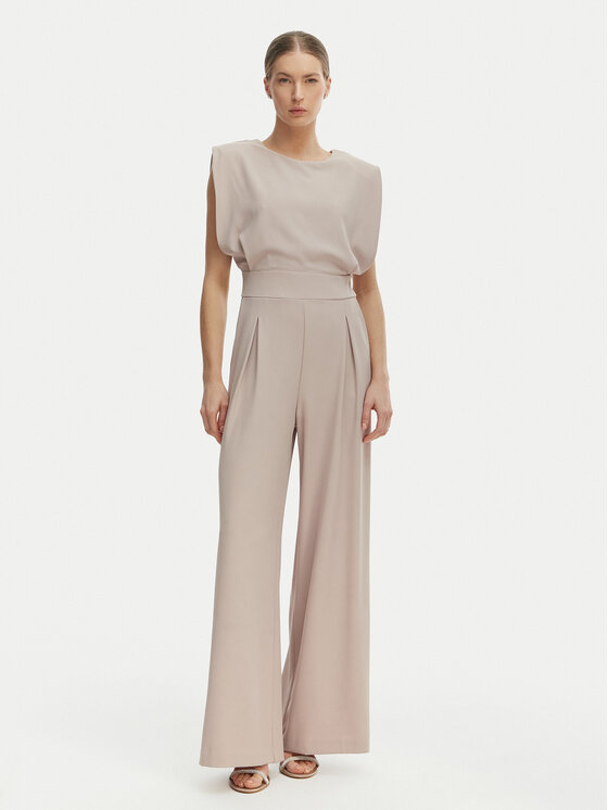 Rinascimento Rinascimento Overal CFC0127546003 Béžová Wide Leg