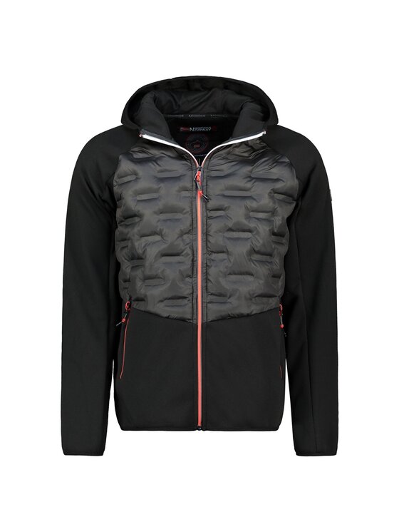 Geographical Norway Geographical Norway Kurtka puchowa WZ8644H/GN-NOIR Czarny Regular Fit