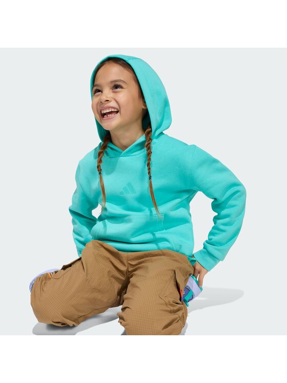 adidas adidas Bluza techniczna Minecraft Turkusowy Regular Fit