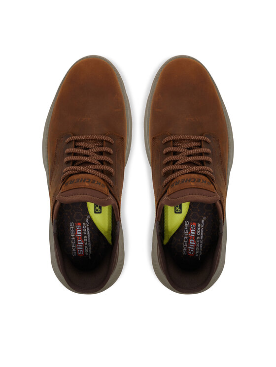 Skechers Skechers Poltopánky Garza - Gervin 205046/CDB Hnedá