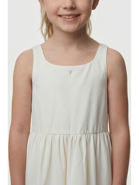 Guess Kids Guess Kids Sukienka codzienna 183383 Beżowy Classic Fit