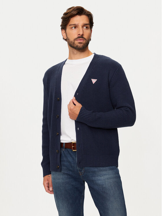 Cardigan Guess Bărbați, Mărimea: XS, Bleumarin, M4BR36 Z3HN2
