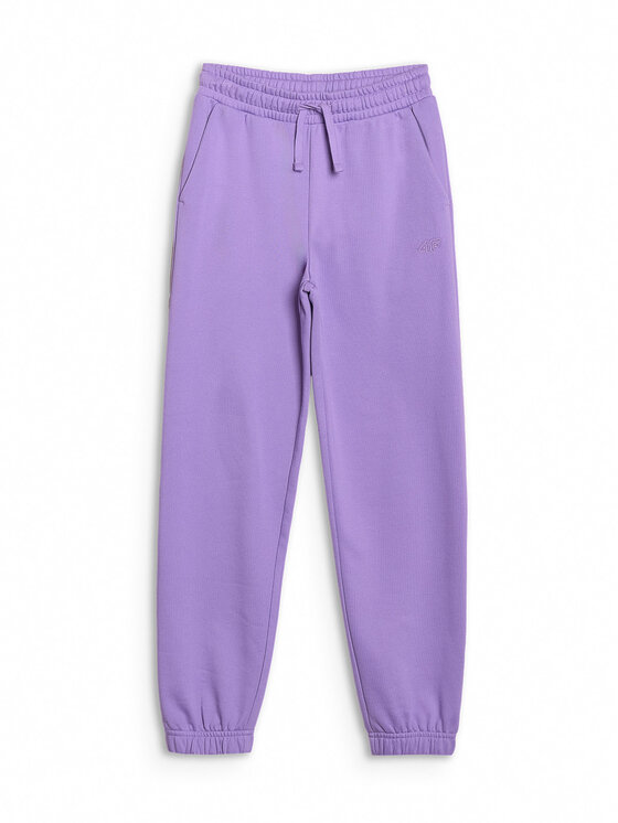 4F 4F Spodnie dresowe BASIC+ Fioletowy Oversize