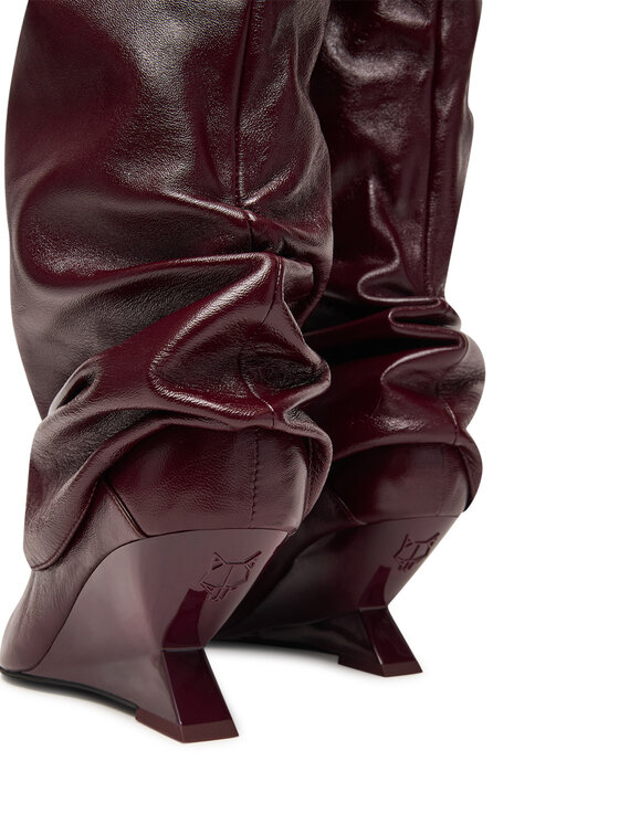 Naked Wolfe Naked Wolfe Stiefel Stated Dunkelrot