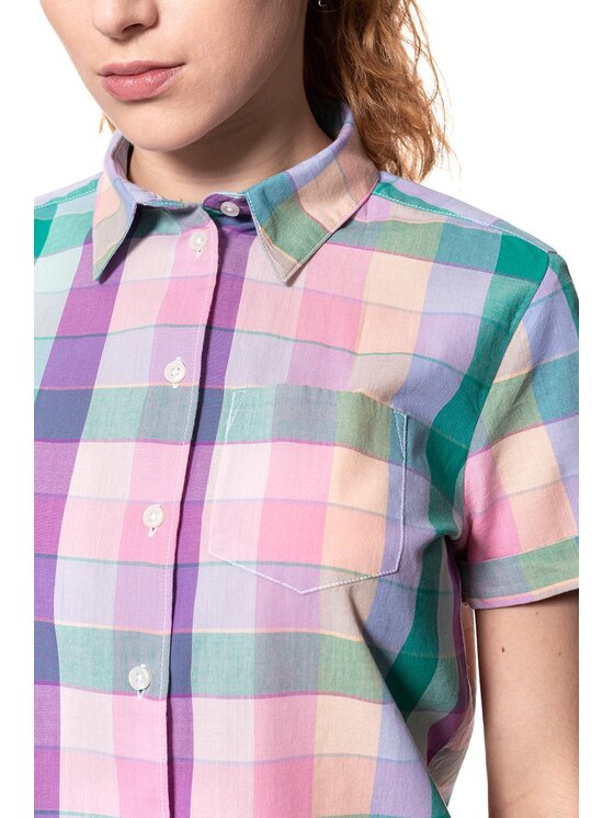 Wrangler Wrangler Camicia SS SHIRT Rosa Regular Fit