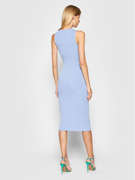 Vestito di maglia 3M7227 Blu Slim Fit