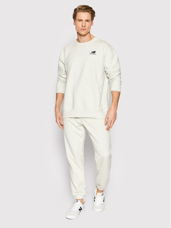 New Balance New Balance Džemperis ar kapuci Unisex UT21501 Pelēks Relaxed Fit