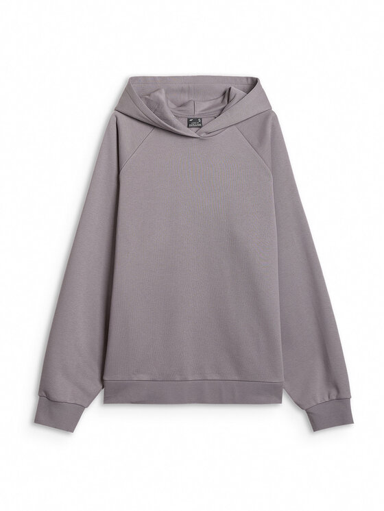 4F 4F Bluza BASIC+ Szary Loose Fit