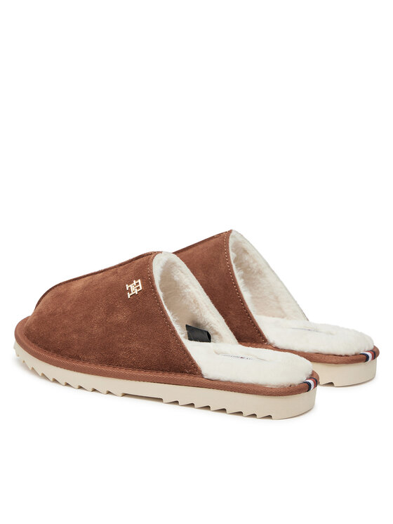 Tommy Hilfiger Tommy Hilfiger Papuci de casă FW0FW08396 Maro