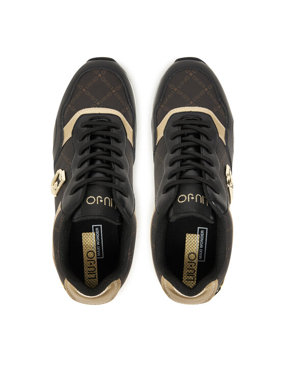 Liu Jo Liu Jo Sneakersy Maxi Wonder Low 02 BF5015 PX689 Czarny