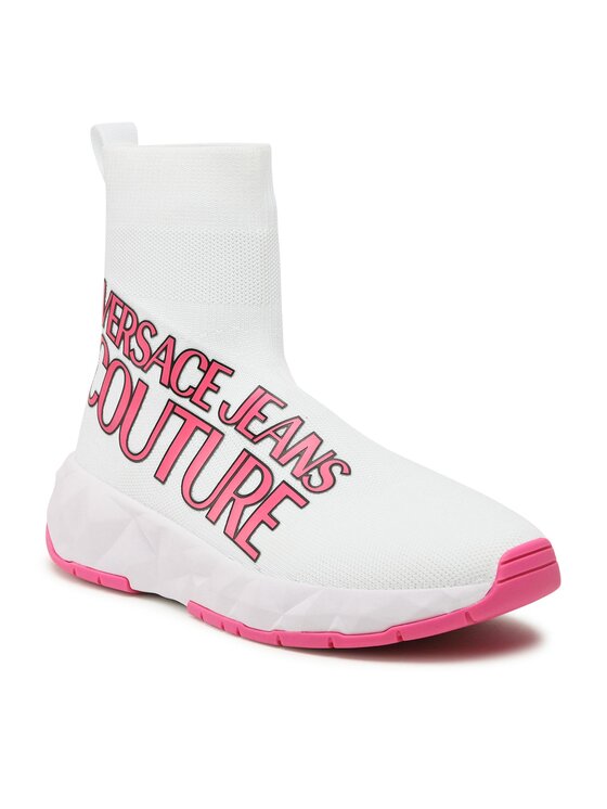 Versace Jeans Couture Sneakers 74VA3SB9 Alb 74VA3SB9 imagine noua