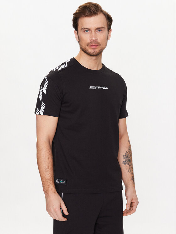 Puma Puma T-Shirt Mercedes-Amg Petronas Motorsport Mt7 538459 Czarny Regular Fit