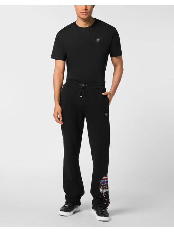 PHILIPP PLEIN PHILIPP PLEIN Spodnie dresowe 25993 Czarny Jogger Fit