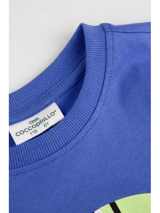 Coccodrillo Coccodrillo T-Shirt WC6143205HBK-014 Niebieski Regular Fit