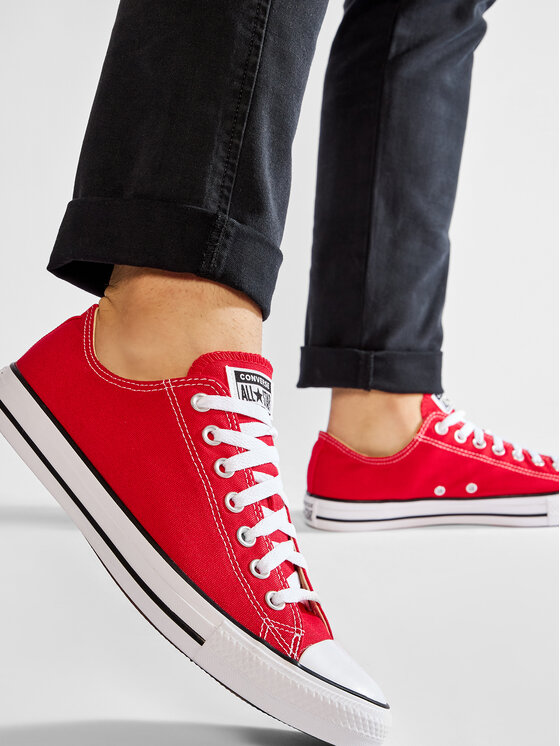Converse Converse Trampki Chuck Taylor All Star Ox M9696C Czerwony