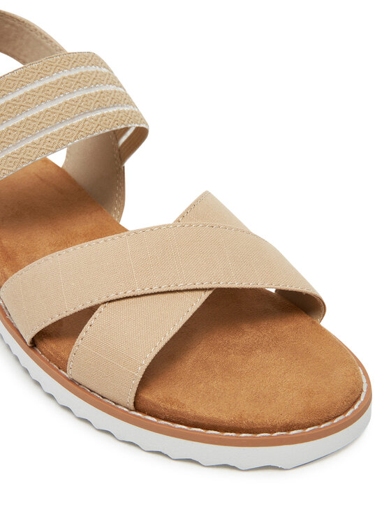 Skechers Skechers Sandały BOBS Desert Kiss-Shore Enough 114130/NAT Beżowy