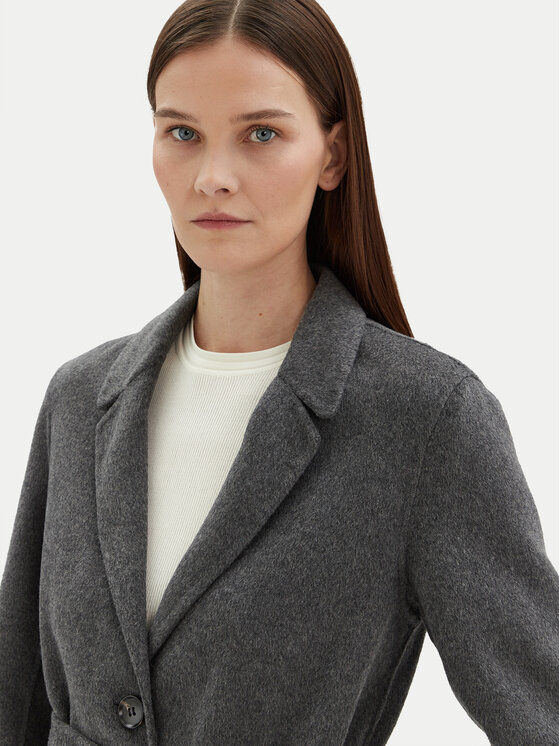 Motivi Motivi Wollmantel 0042Q000529N Grau Regular Fit