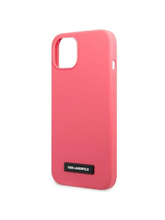 KARL LAGERFELD KARL LAGERFELD Etui na telefon Silicone Plaque Fioletowy