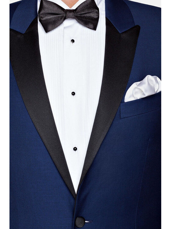 Lancerto Lancerto Marynarka Lincoln MA0012132010083 Granatowy Slim Fit