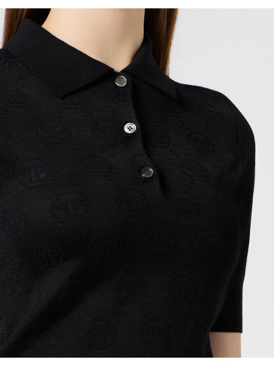PHILIPP PLEIN PHILIPP PLEIN Polo 31378 Nero Regular Fit