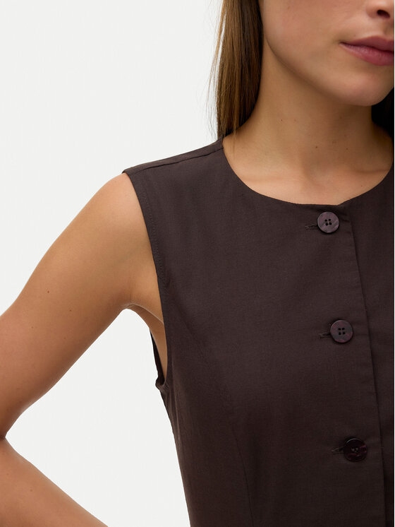Vero Moda Vero Moda Weste Selma 10345675 Braun Regular Fit