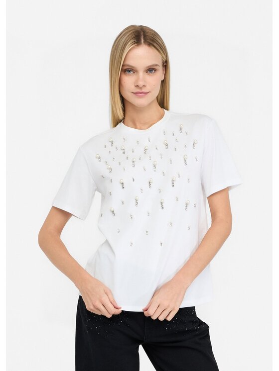 T-Shirt, rozmiar 40, Białe, CF5072JS08811111