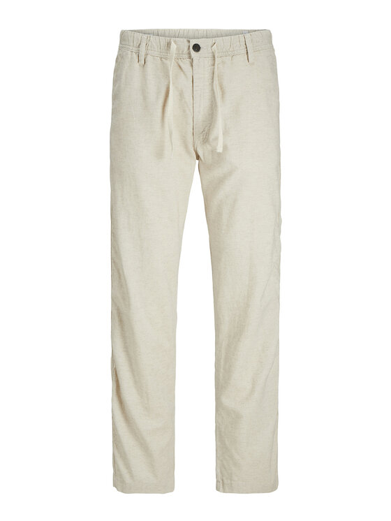 Jack&Jones Jack&Jones Pantaloni di tessuto Kane 12274977 Beige Relaxed Fit