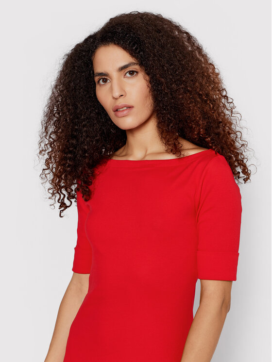 LAUREN RALPH LAUREN Lauren Ralph Lauren Každodenní šaty 250855124004 Červená Slim Fit