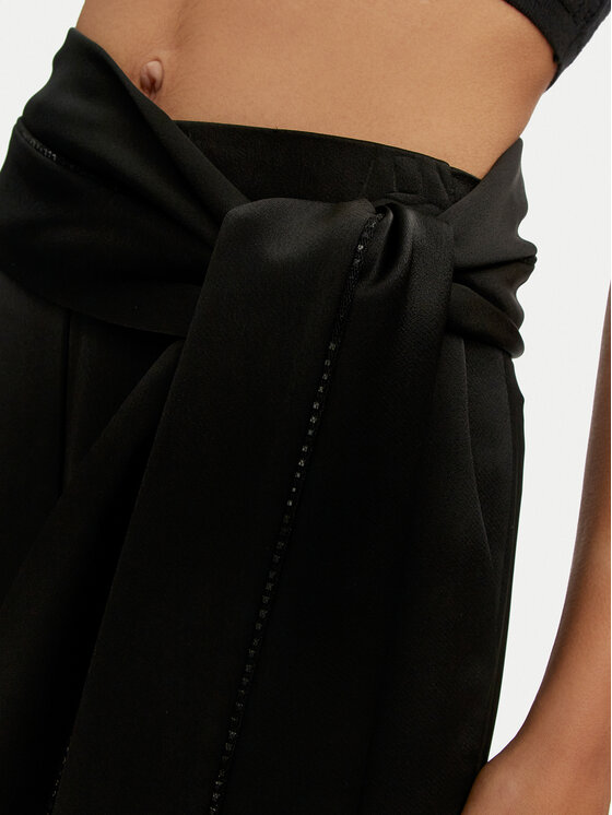 ACCESS FASHION ACCESS FASHION Pantaloni din material 44-5104-202 Negru Flare Fit