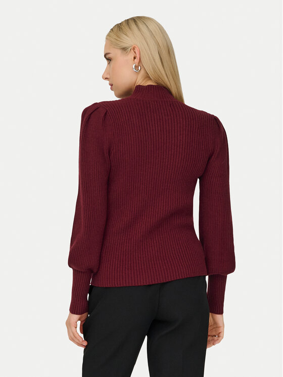 ONLY ONLY Πουλόβερ Katia 15232494 Μπορντό Regular Fit