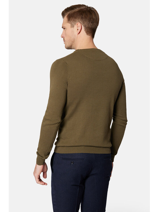 Lancerto Lancerto Sweter Morey SW073223000022 Zielony Regular Fit