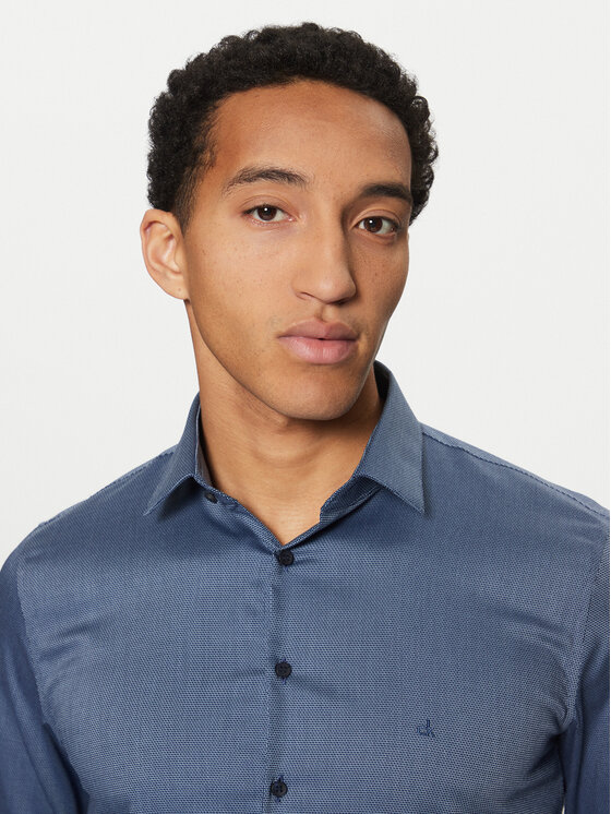Calvin Klein Calvin Klein Сорочка K10K113864 Голубий Slim Fit