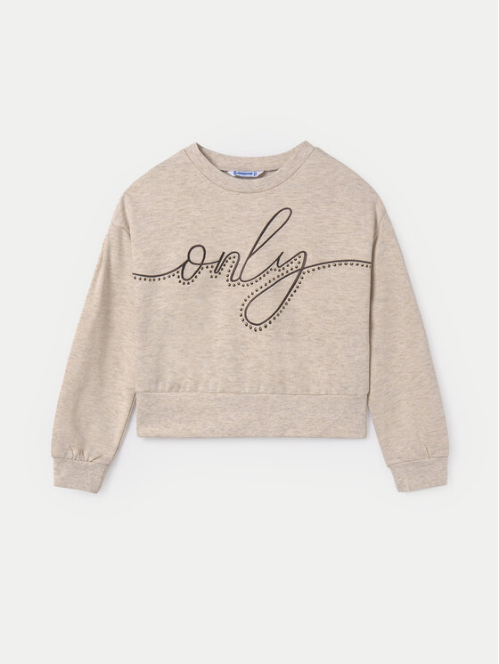 Mayoral Mayoral Суитшърт 7467 Бежов Relaxed Fit