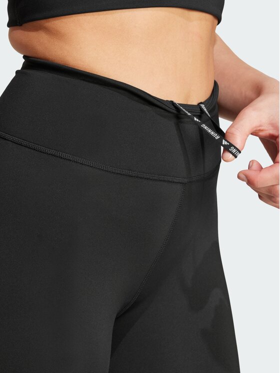 adidas adidas Legginsy Own The Run Czarny Fitted Fit