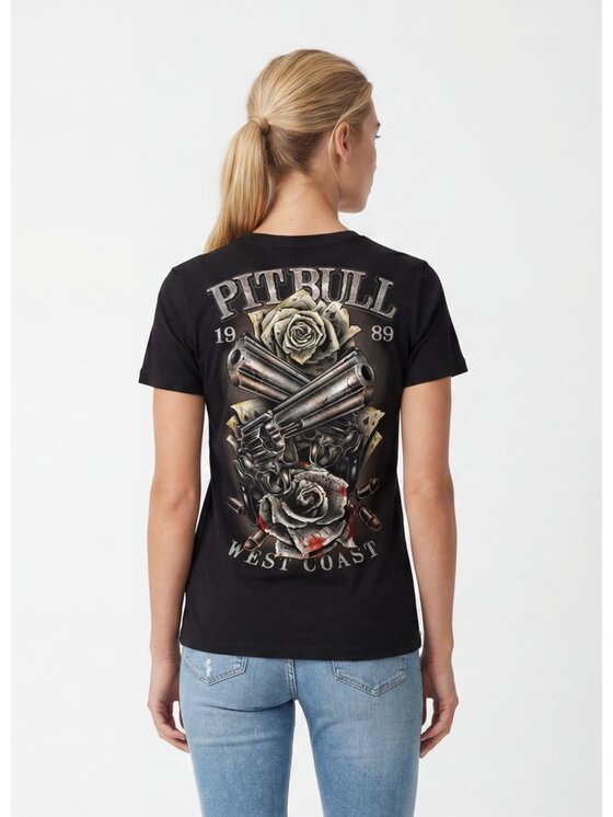 PITBULL PITBULL T-Shirt PLAYER Czarny Regular Fit