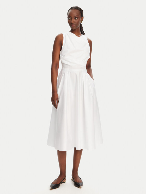 Elisabetta Franchi Elisabetta Franchi Koktélruha ABT5252E2 100 Fehér Regular Fit