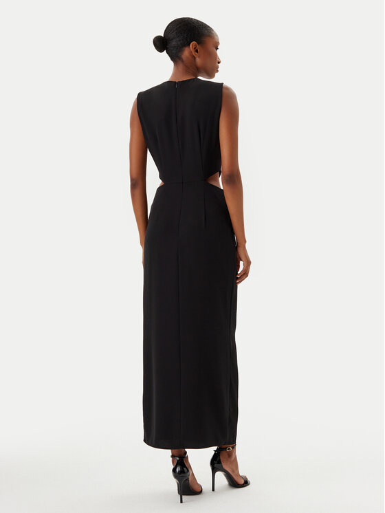 Haveone Haveone Rochie de seară AFS-N029 Negru Regular Fit