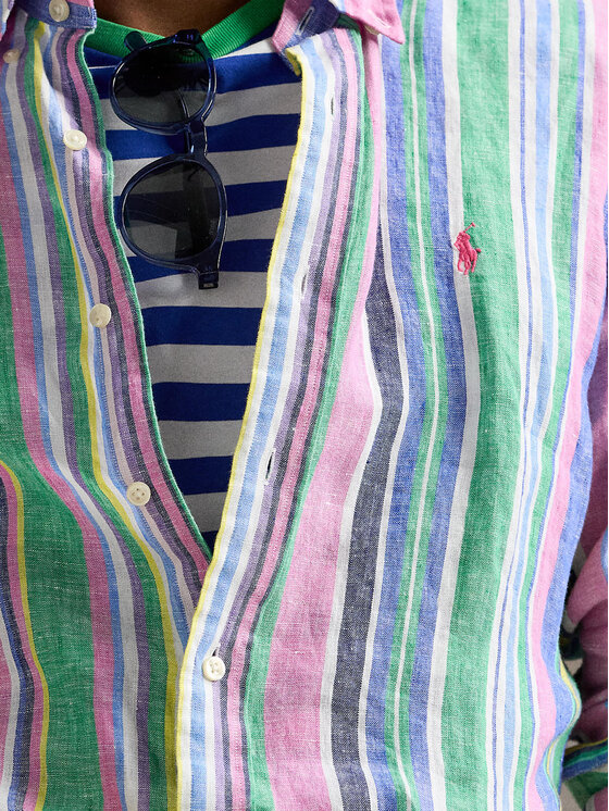 Polo Ralph Lauren Polo Ralph Lauren Cămașă 710968973001 Colorat Custom Fit