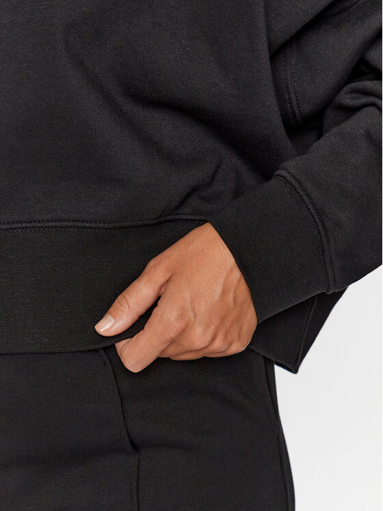 Kappa Kappa Pulóver 313022 Fekete Loose Fit
